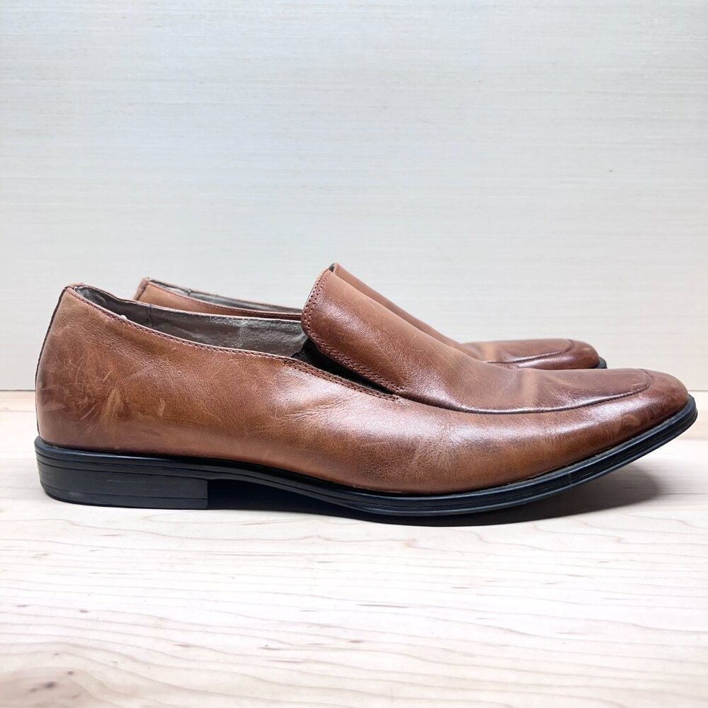 Stacy Adams Brown Leather Loafers Men's Size 10.5M